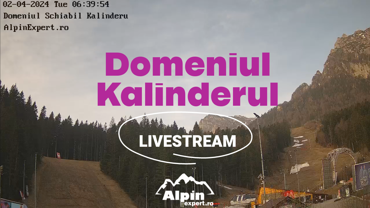 Webcam Live, Busteni Domeniul Schiabil Kalinderu